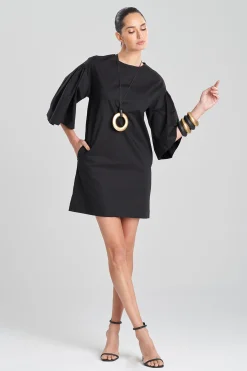 Natori Dresses-Cotton Poplin Dress