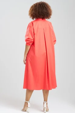 Natori Dresses-Cotton Poplin El Nido Embroidered Shirtdress