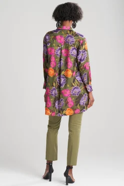 Natori Essentials|Pants, Skirts & Shorts-Cotton Sateen Tapered Pants