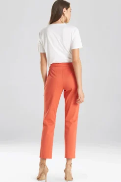 Natori Pants, Skirts & Shorts-Cotton Twill Ankle Pants