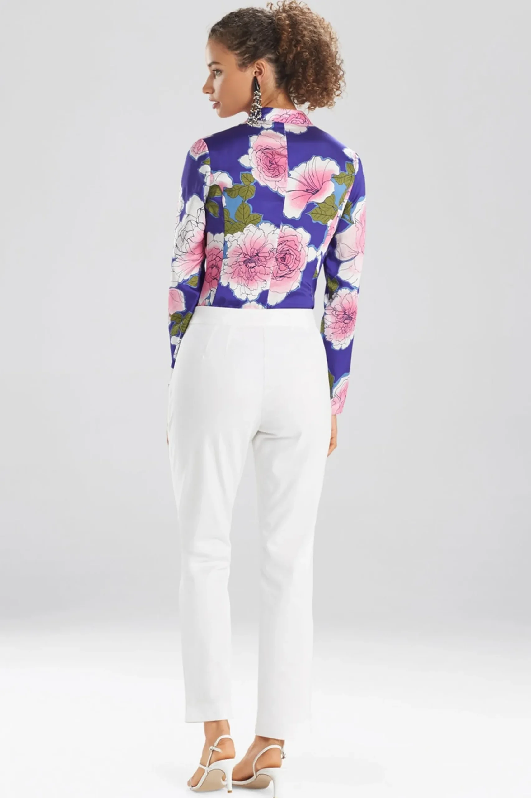 Natori Pants, Skirts & Shorts-Cotton Twill Ankle Pants