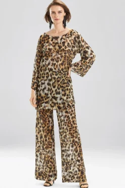 Natori Couture Tops-Couture Animal Burnout Pants