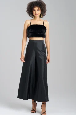 Natori Bustiers & Camis|Couture Tops-Couture Faux Mink Silk Bustier