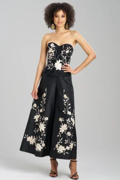 Natori Bustiers & Camis|Couture Tops-Couture Floral Embroidered Corset