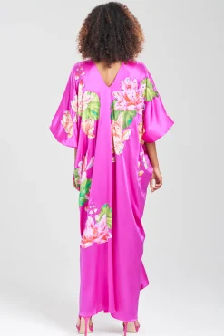 Natori Couture Caftans-Couture Hanabi Beaded Silk Caftan