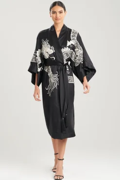 Natori Robes & Kimonos|Couture Robes-Couture Hanaka Dragon Embellished Robe
