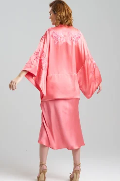 Natori Robes & Kimonos|Couture Robes-Couture Malaga Embroidered Silk Wrap