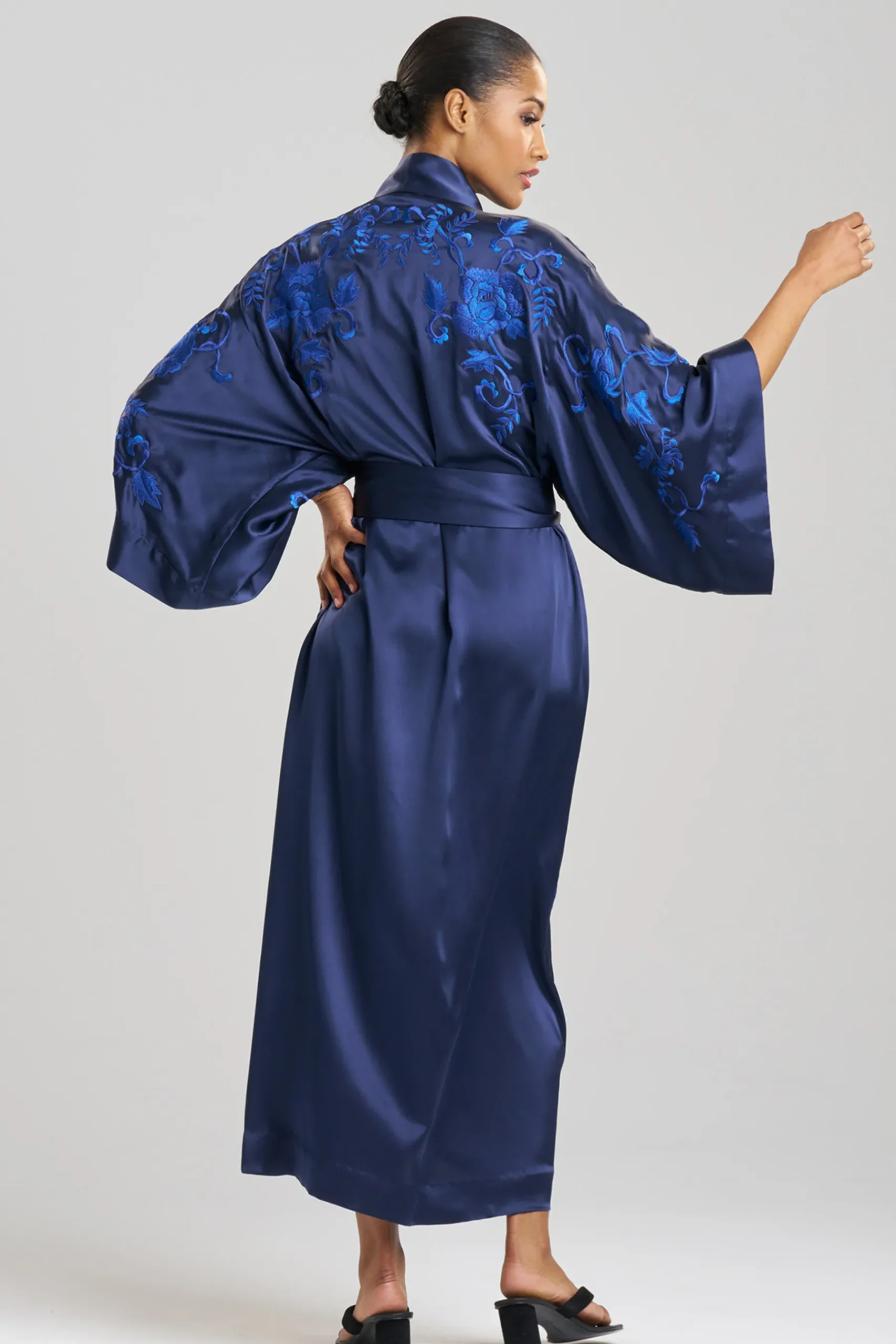 Natori Robes & Kimonos|Couture Robes-Couture Malaga Embroidered Silk Robe