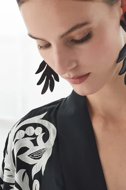Natori Robes & Kimonos|Couture Robes-Couture Mantilla Scroll Embroidery Robe