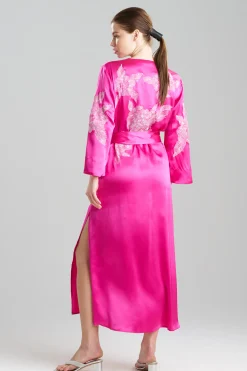 Natori Couture Caftans-Couture Miyoshi Embroidered Silk Caftan