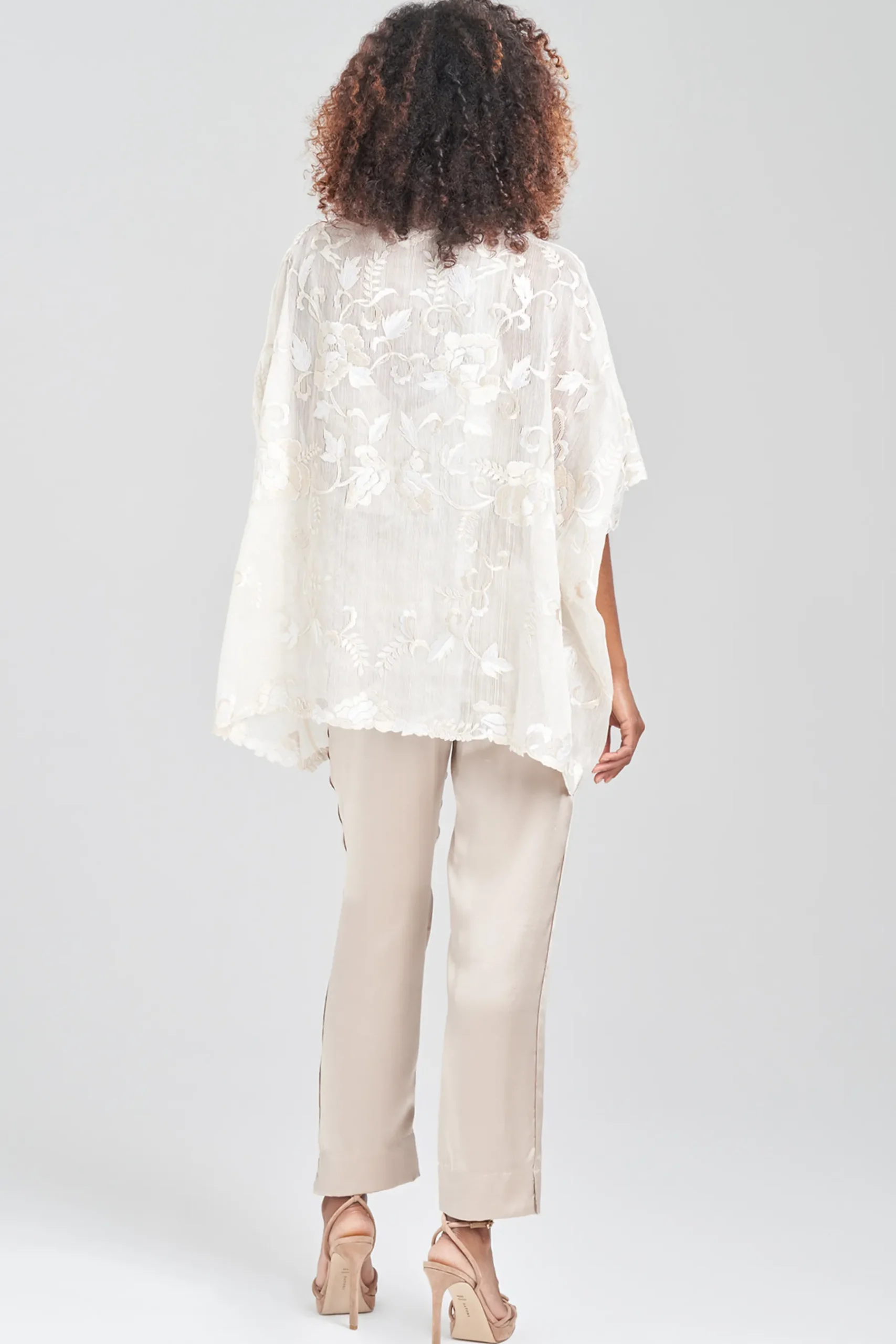 Natori Jackets & Outerwear|Couture Coats-Couture Piña Embroidered Jacket