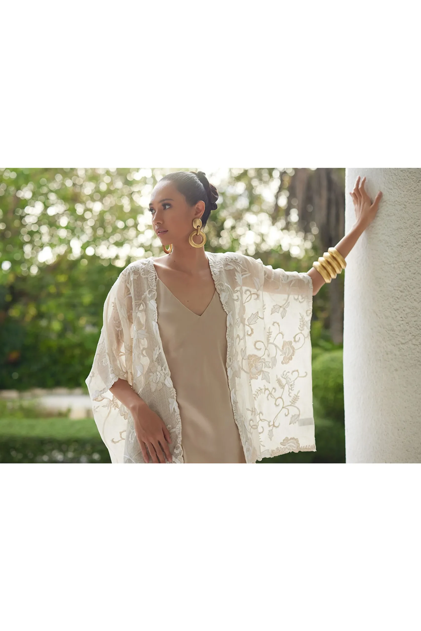 Natori Jackets & Outerwear|Couture Coats-Couture Piña Embroidered Jacket
