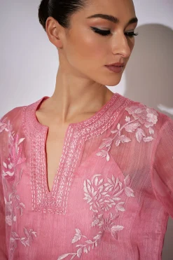 Natori Tops, Shirts & Tunics|Couture Tops-Couture Piña Embroidered Tunic