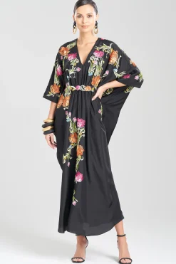 Natori Couture Caftans-Couture Shinjo Embroidered Caftan