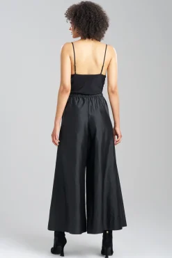 Natori Pants, Skirts & Shorts|Couture Pants-Couture Silk Dupioni Palazzo Ankle Pants