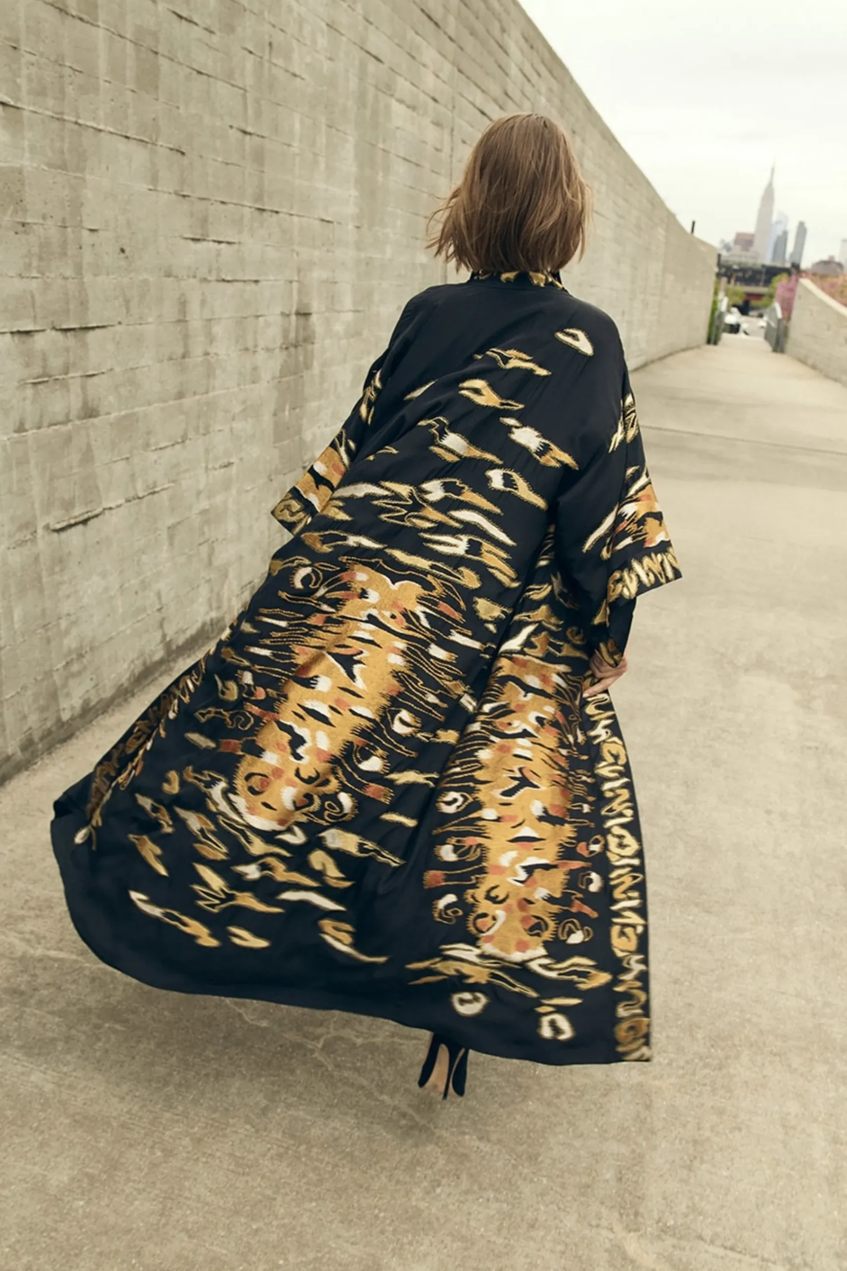 Natori Couture Robes-Couture Tiger Stripe Robe