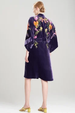 Natori Robes & Kimonos|Couture Robes-Couture Velvet Embellished Short Robe