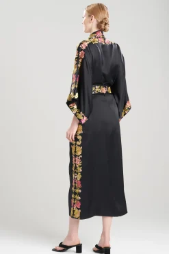Natori Robes & Kimonos|Couture Robes-Couture Yasugi Embroidered Silk Robe