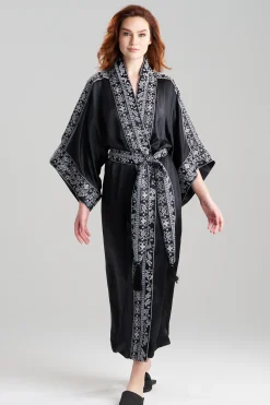 Natori Robes & Kimonos|Couture Robes-Couture Ysobel Embroidered Silk Robe