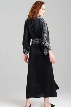 Natori Robes & Kimonos|Couture Robes-Couture Ysobel Embroidered Silk Robe