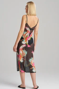 Natori Honeymoon|Beach Dresses-Crane Mesh Sheer Dress
