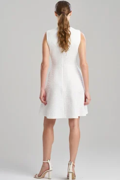 Natori Dresses-Crocodile Jacquard Dress