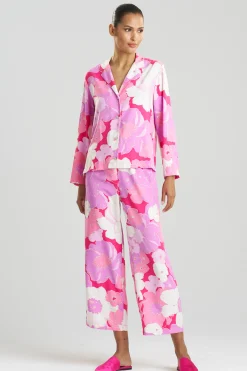 Natori Plus Sizes|Pajama Sets-Croisette Notch PJ