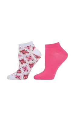 Natori Socks-Diamond Socks - 2 Pair Pack