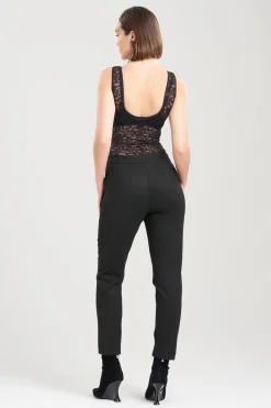 Natori Essentials|Plus Sizes-Double Jersey Ankle Pants