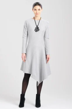 Natori Dresses-Double Jersey Asymmetric Dress
