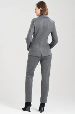 Natori Essentials|Plus Sizes-Double Jersey Tailored Blazer