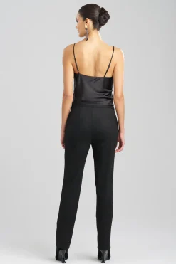 Natori Essentials|Pants, Skirts & Shorts-Double Jersey Tapered Pants