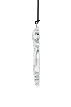 Natori Necklaces|Dragon-Dragon Lab-Grown Diamond Silver Pendant Necklace