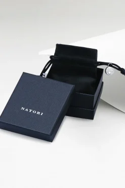 Natori Necklaces|Dragon-Dragon & White Topaz Slider Pendant Necklace