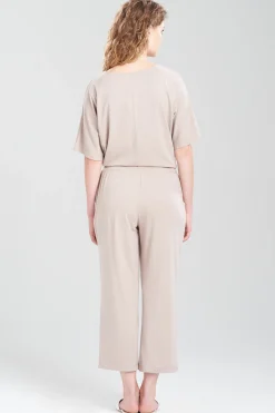 Natori Lounge Bottoms-Ease Crop Pants