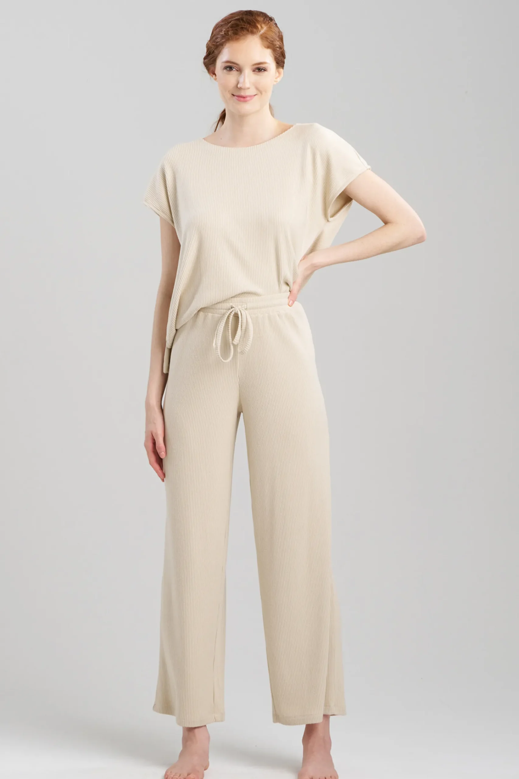 Natori Lounge Bottoms-Eden Everywhere Straight Leg Pants