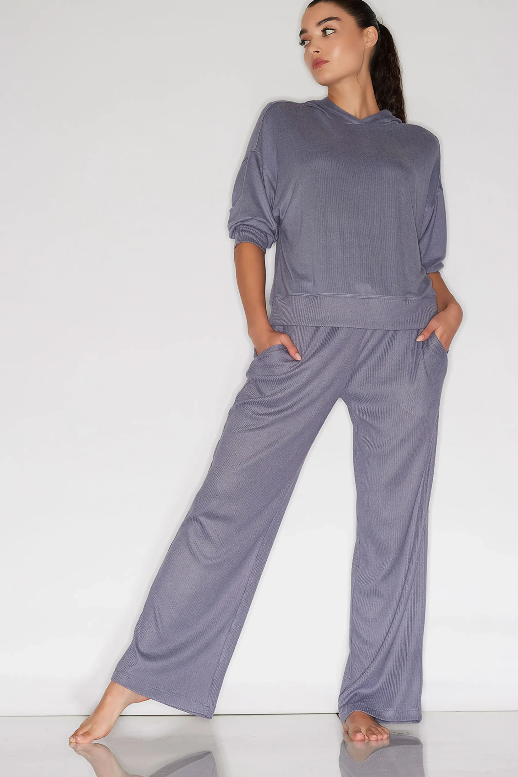 Natori Lounge Bottoms-Eden Everywhere Straight Leg Pants