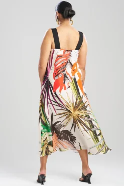 Natori Dresses|Wedding Guest Dresses-El Nido Obi Silk Midi Dress