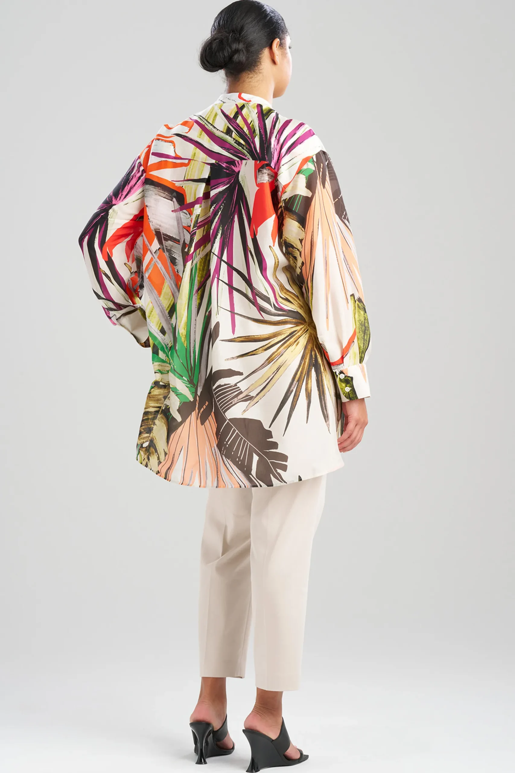Natori Tops, Shirts & Tunics-El Nido Obi Silk Oversized Top