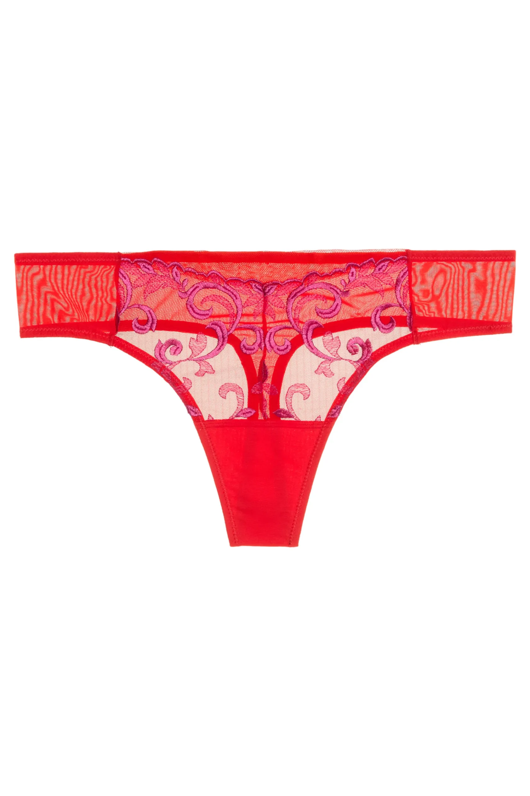 Natori Thongs-Embellished Thong