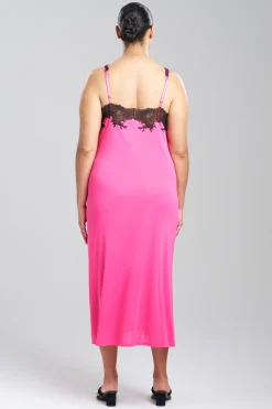Natori Plus Sizes|Gowns-Enchant Lace Applique Gown