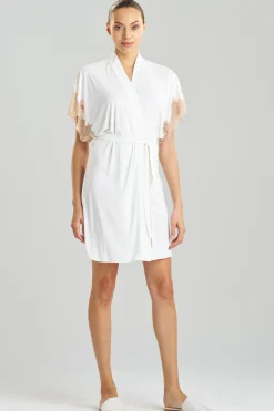 Natori Robes & Kimonos-Enchant Lace Applique Wrap