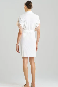 Natori Robes & Kimonos-Enchant Lace Applique Wrap