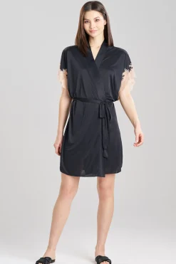 Natori Robes & Kimonos-Enchant Lace Applique Wrap