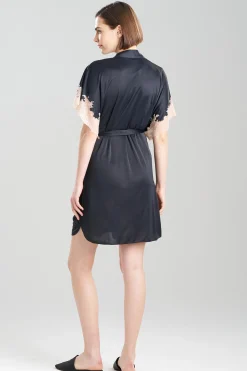 Natori Robes & Kimonos-Enchant Lace Applique Wrap