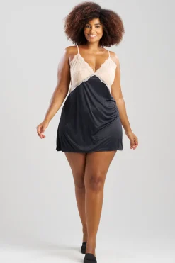 Natori Plus Sizes|Chemises-Enchant Lace Cup Chemise