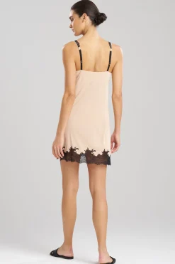 Natori Chemises-Enchant V-Neck Lace Applique Chemise