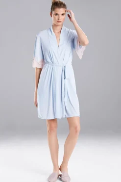 Natori Plus Sizes|Robes & Kimonos-Enchant Wrap With Lace