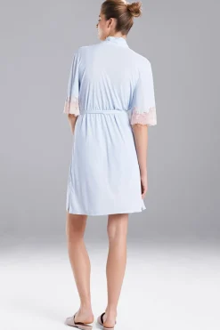 Natori Plus Sizes|Robes & Kimonos-Enchant Wrap With Lace