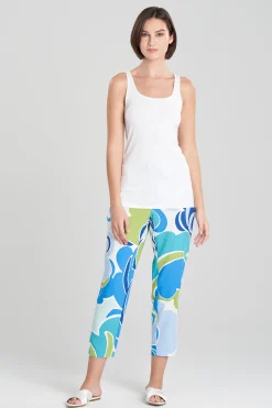 Natori Lounge Tops-Feathers Element Scoop Neck Tank